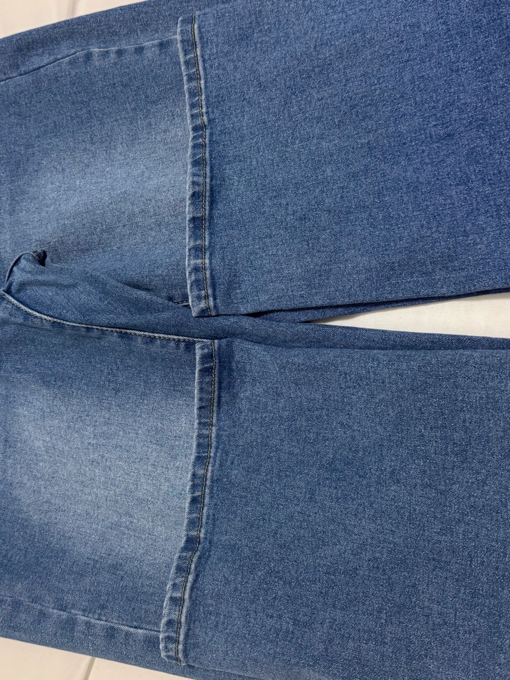 Lookbook High Waist Jean Straight Leg Ankle Length Pants Classic Blue Large - Picture 7 of 9
